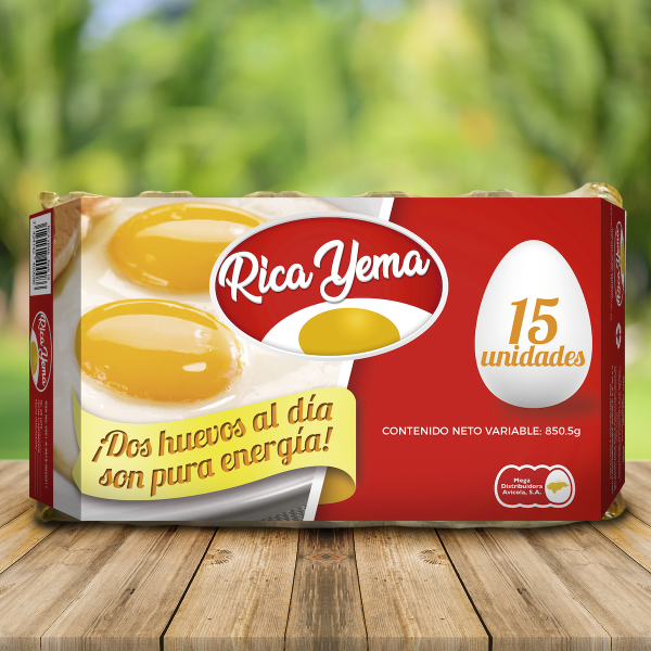 Rica Yema 15 unidades